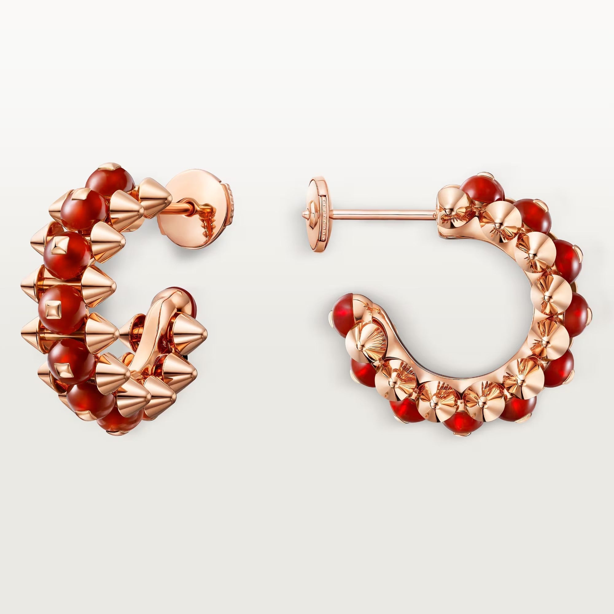 [Luxe Jewelry]CLASH 7.9MM AGATE CHALCEDONY EARRINGS