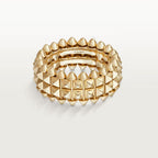 [Luxe Jewelry]CLASH 9.2MM DOUBLE ROW RING