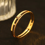 [LUXE]Move Romane Diamond Bangle Bracelet