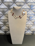 [Luxe]CLOVER 20 MOTIFS LASER CARNELIAN NECKLACE