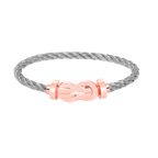 [Luxe]CHANCE GRAND BRACELET BOUCLE 8 CHIFFRES SANS DIAMANT OR ROSE
