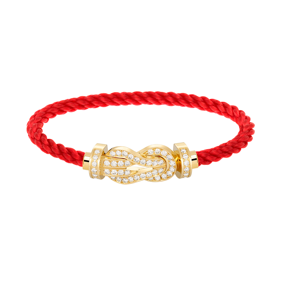 [Luxe]CHANCE GRAND BRACELET BOUCLE 8 CHIFFRES EN OR DIAMANTS