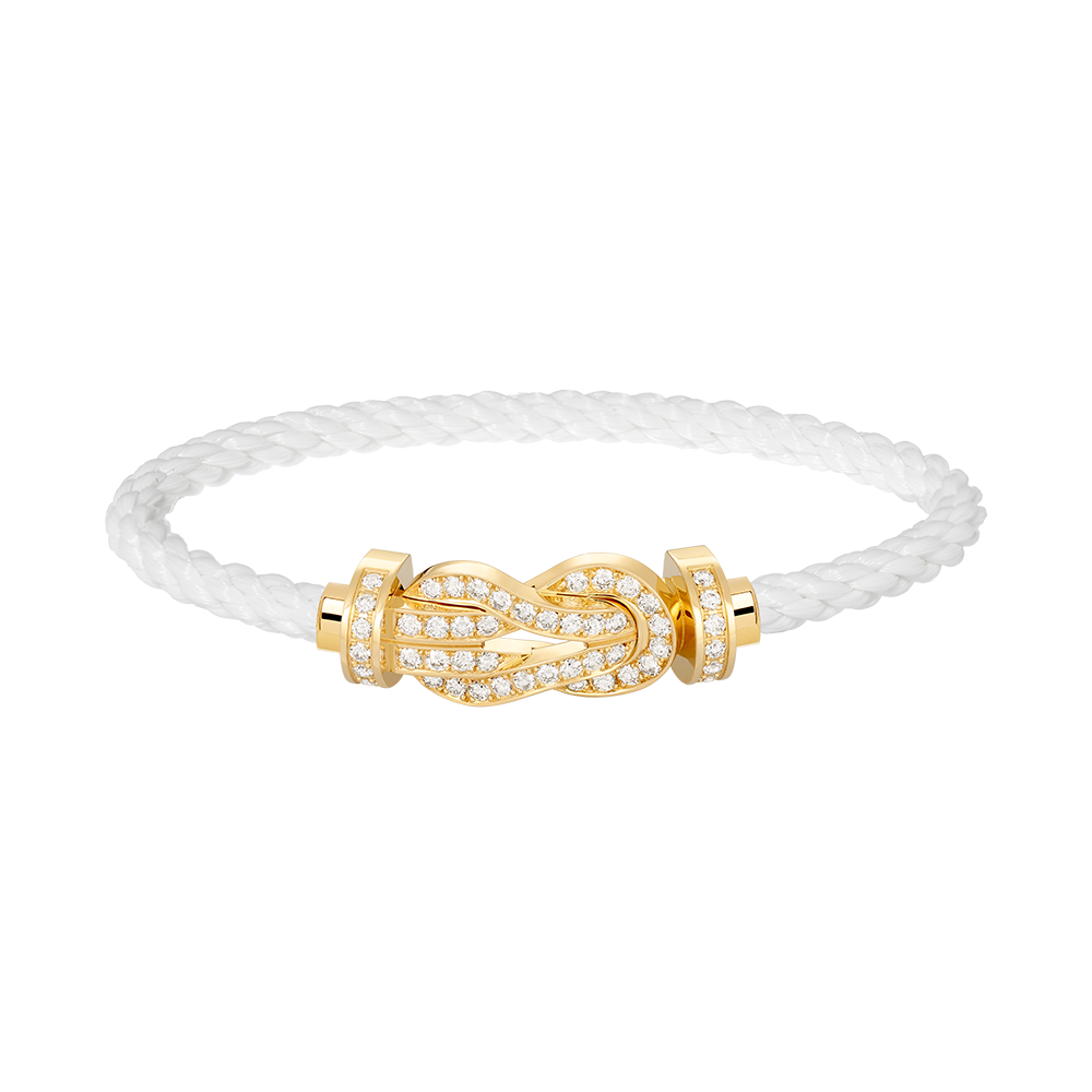 [Luxe]CHANCE GRAND BRACELET BOUCLE 8 CHIFFRES EN OR DIAMANTS