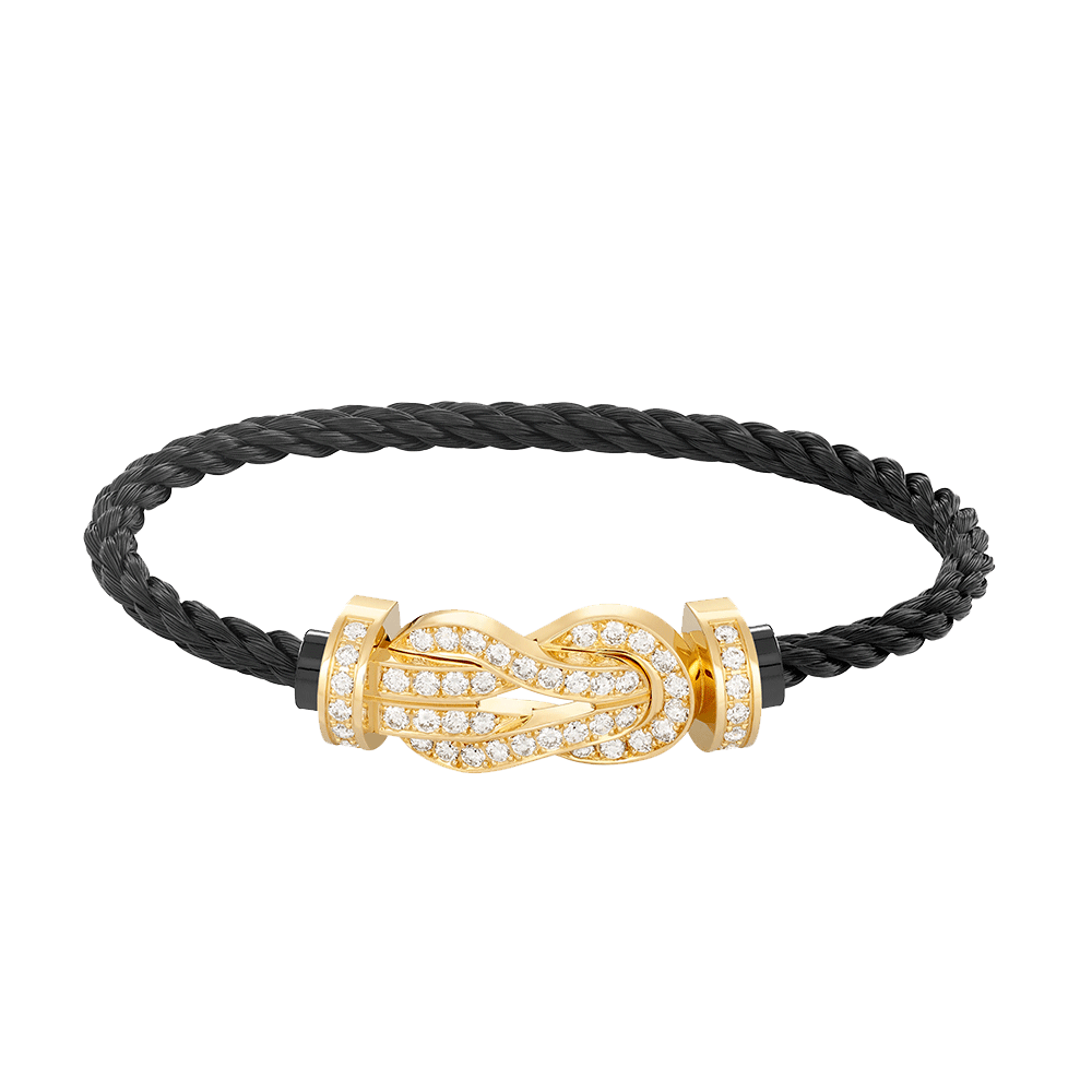 [Luxe]CHANCE GRAND BRACELET BOUCLE 8 CHIFFRES EN OR DIAMANTS