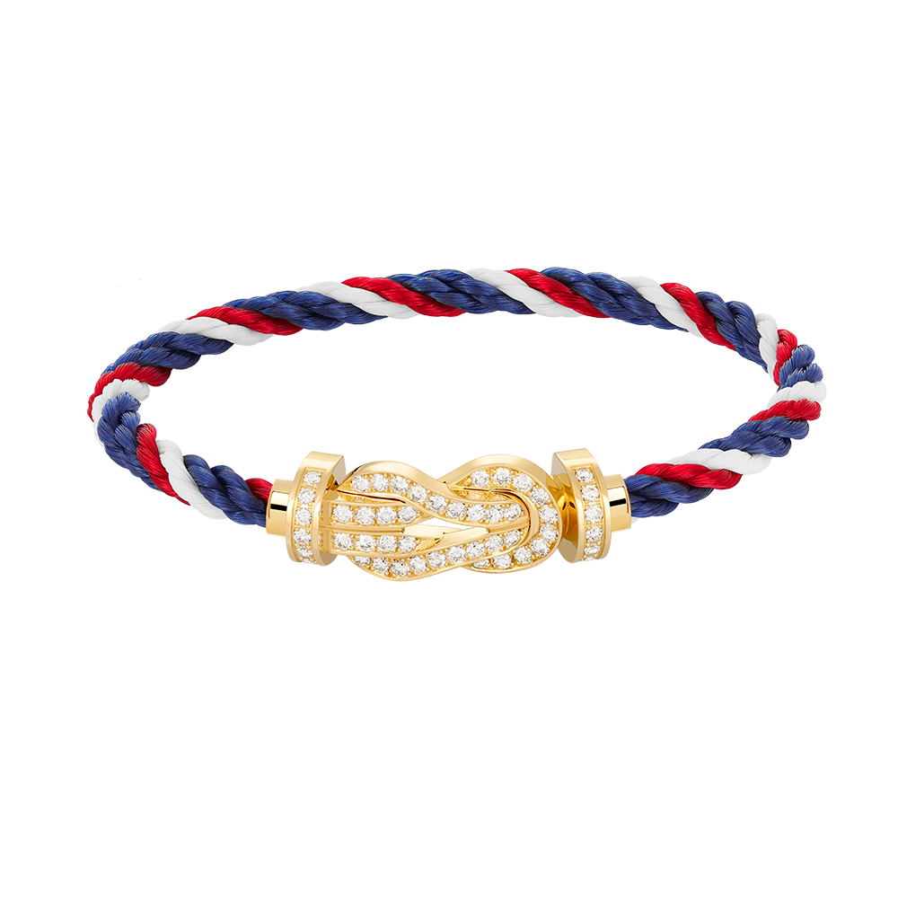 [Luxe]CHANCE GRAND BRACELET BOUCLE 8 CHIFFRES EN OR DIAMANTS