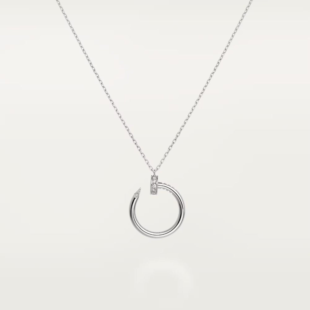 [Luxe Jewelry]JUSTE NECKLACE HALF DIAMOND