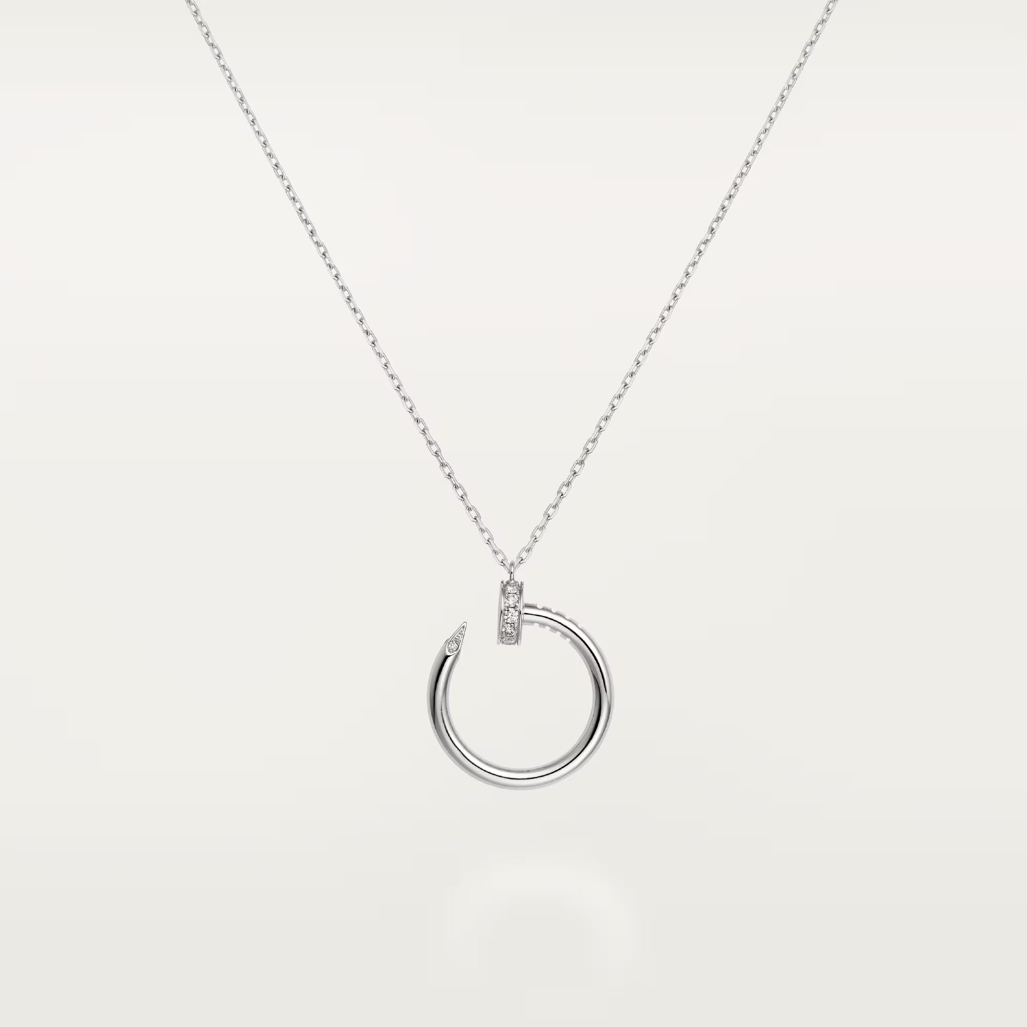 [Luxe Jewelry]JUSTE NECKLACE HALF DIAMOND