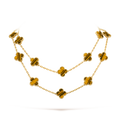 [Luxe]CLOVER 20 MOTIFS TIGER EYE ROSE GOLD