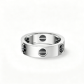 [Luxe Jewelry]LOVE RING 5.5MM NO DIAMONDS  CERAMIC