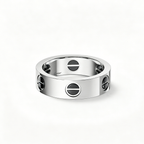 [Luxe Jewelry]LOVE RING 5.5MM NO DIAMONDS  CERAMIC