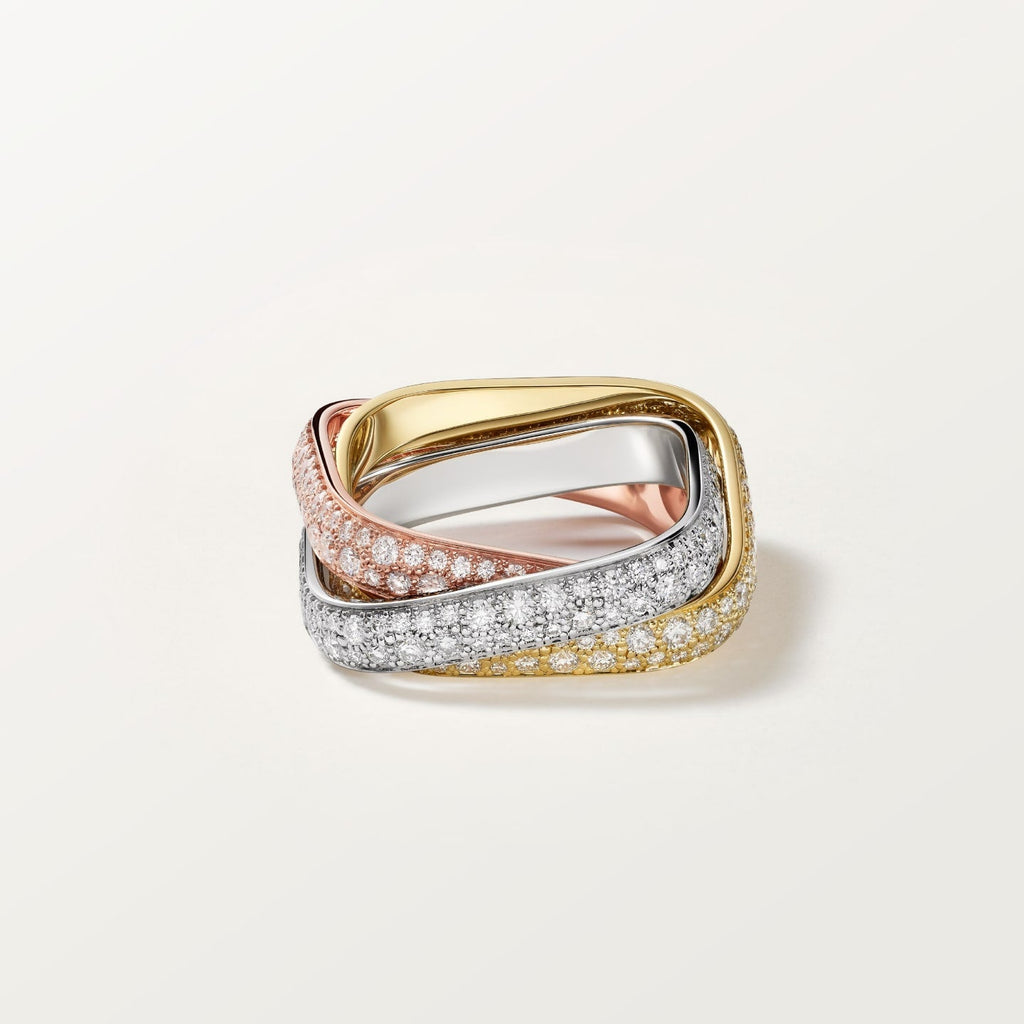 [Luxe Jewelry]TRINITY 3.5MM CUSHION RING COLLECTION