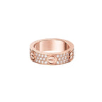 [Luxe Jewelry]LOVE RING 5.5MM DIAMONDS PAVED