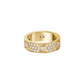 [Luxe Jewelry]LOVE 5.5MM FULL-PAVE 6-DIAMOND RING