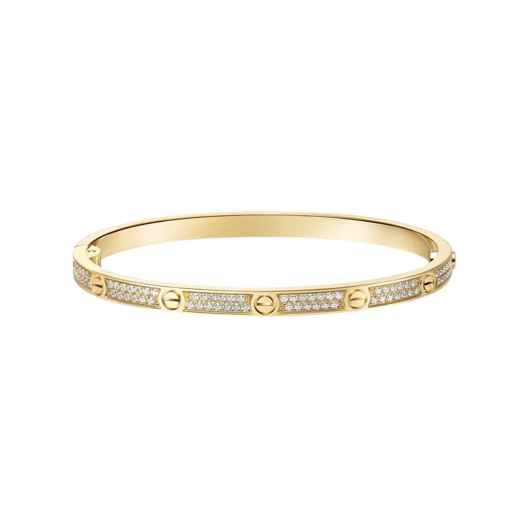 [Luxe Jewelry]LOVE BRACELET 3.65MM DIAMOND-PAVED