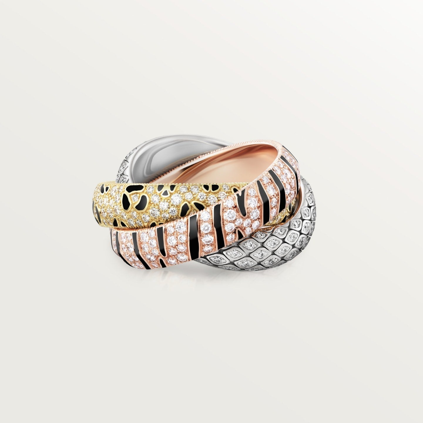 [Luxe Jewelry]TRINITY  RING LEOPARD PRINT