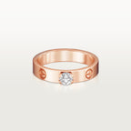 [Luxe Jewelry]LOVE RING 3.6MM 1 BIG DIAMOND