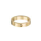 [Luxe Jewelry]LOVE 4MM 1 DIAMOND RING