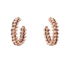 [Luxe Jewelry]CLASH SMALL HOOP EARRINGS
