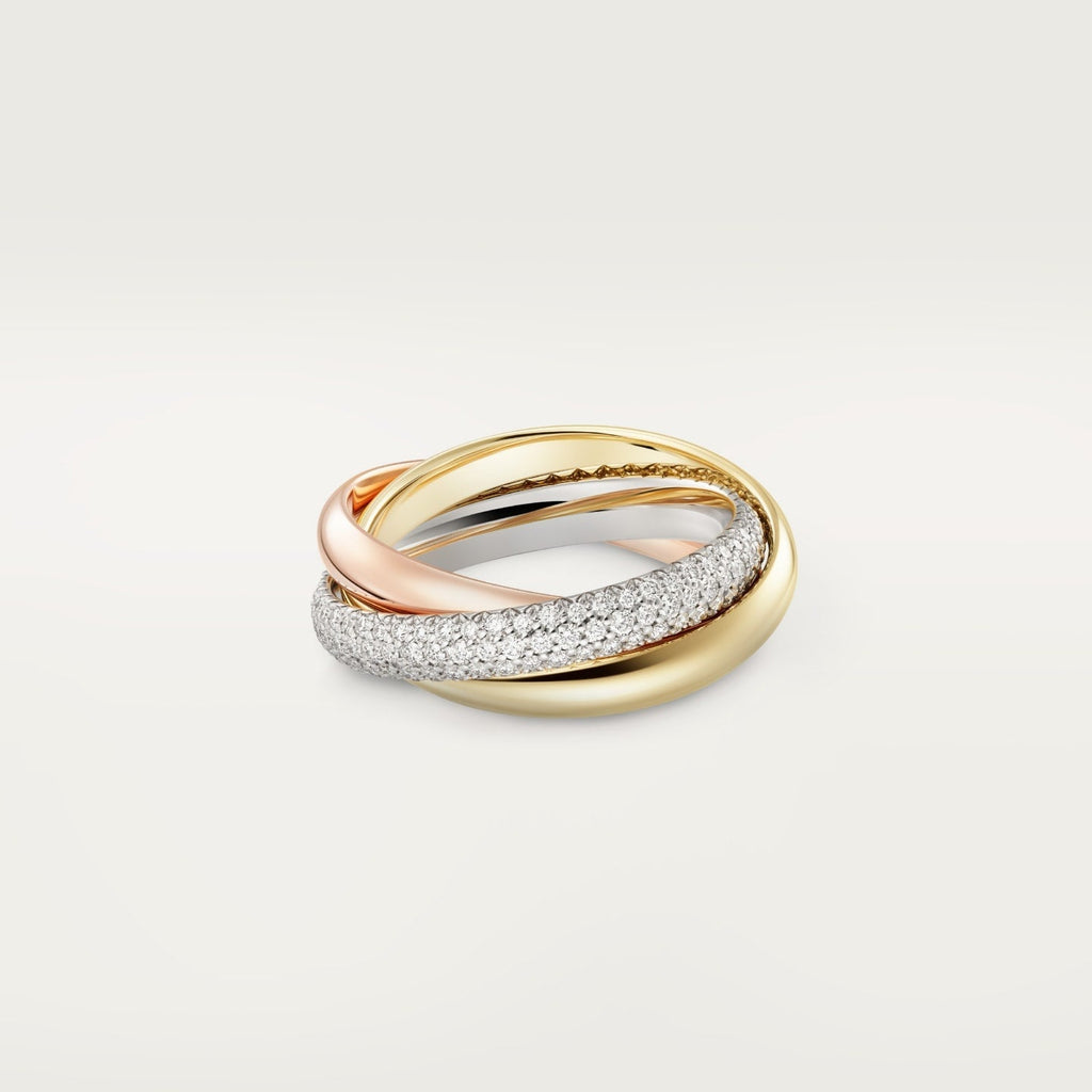 [Luxe Jewelry]TRINITY 3.2MM RING COLLECTION