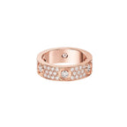 [Luxe Jewelry]LOVE 5.5MM FULL-PAVE 6-DIAMOND RING