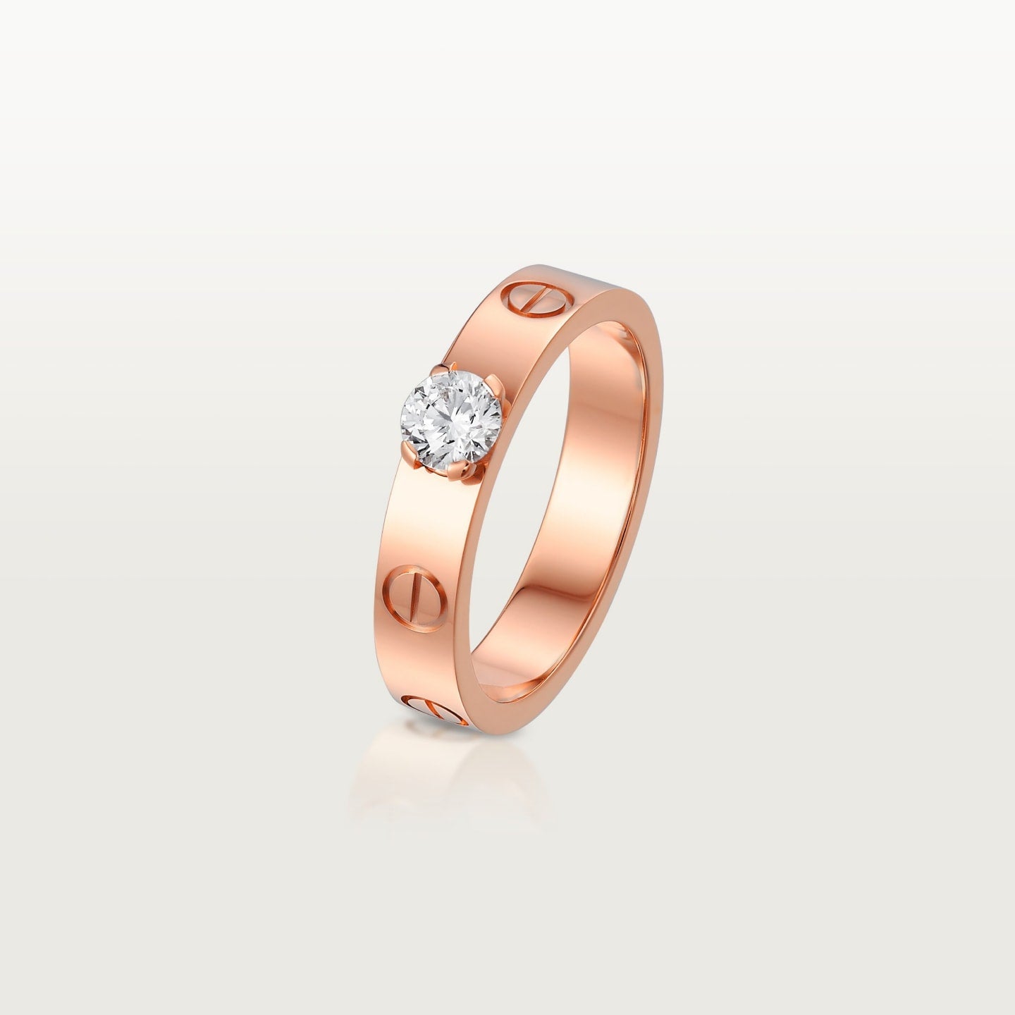 [Luxe Jewelry]LOVE RING 3.6MM 1 BIG DIAMOND