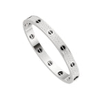 [Luxe Jewelry]LOVE BRACELET 6.1MM DIAMOND-PAVED CERAMIC