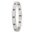 [Luxe Jewelry]LOVE BRACELET 6.1MM DIAMOND-PAVED CERAMIC