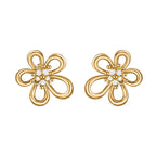 [Luxe JURI] FLOWERLACE EARRING 5 DIAMONDS