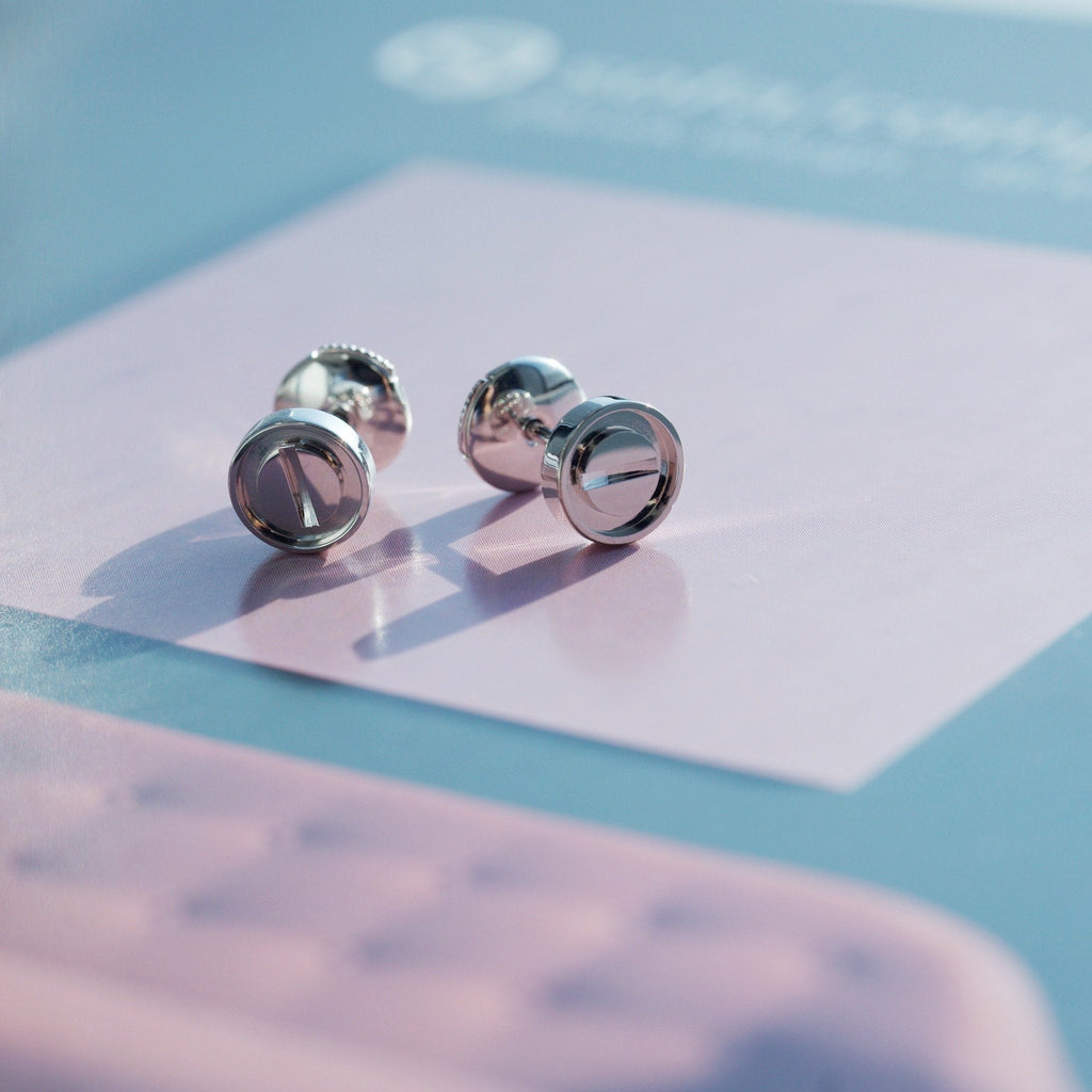 [Luxe]LOVE EARRINGS SILVER 10MM