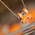 [Luxe]POP Hペンダント ピンクゴールド
