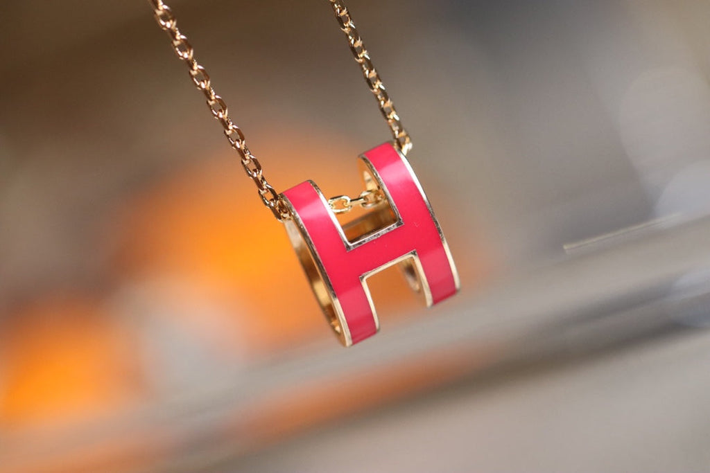 [Luxe]POP Hペンダント ピンクゴールド