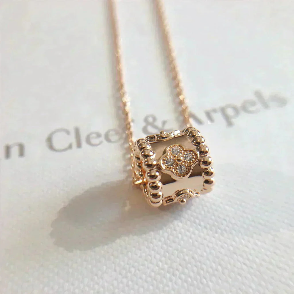 [Luxe]PERLEE PEDANT NECKLACE GOLD / ROSE GOLD