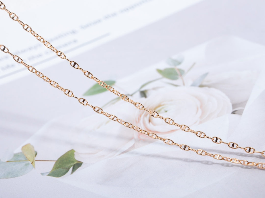 [Luxe]COLLIER ECHAPPÉE OR ROSE