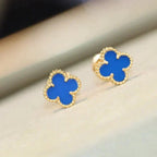 [Luxe]CLOVER MINI 9.5MM TURQUOISE EARRINGS