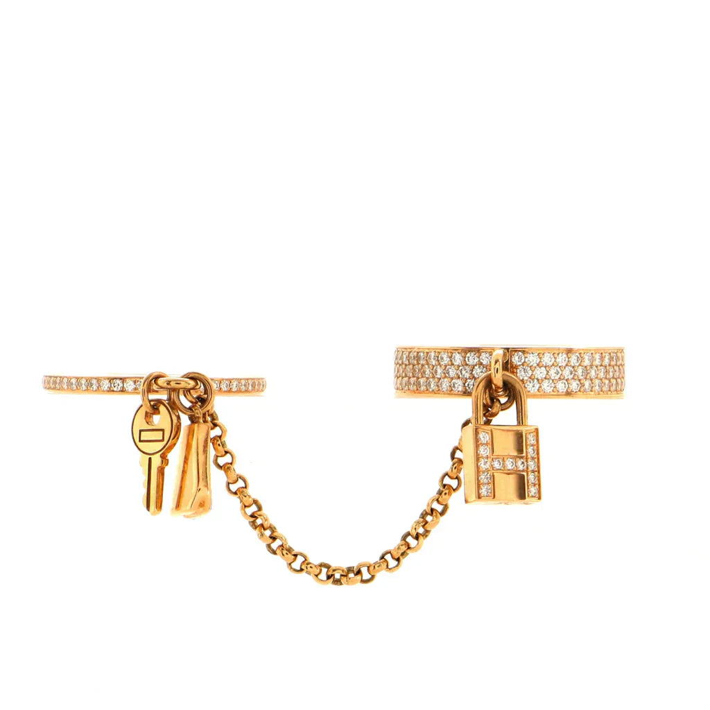 [Luxe] Bague double cloche HM Kelly avec diamants