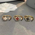 [Luxe] BAGUE OUVERTE STAR 1 DIAMANT
