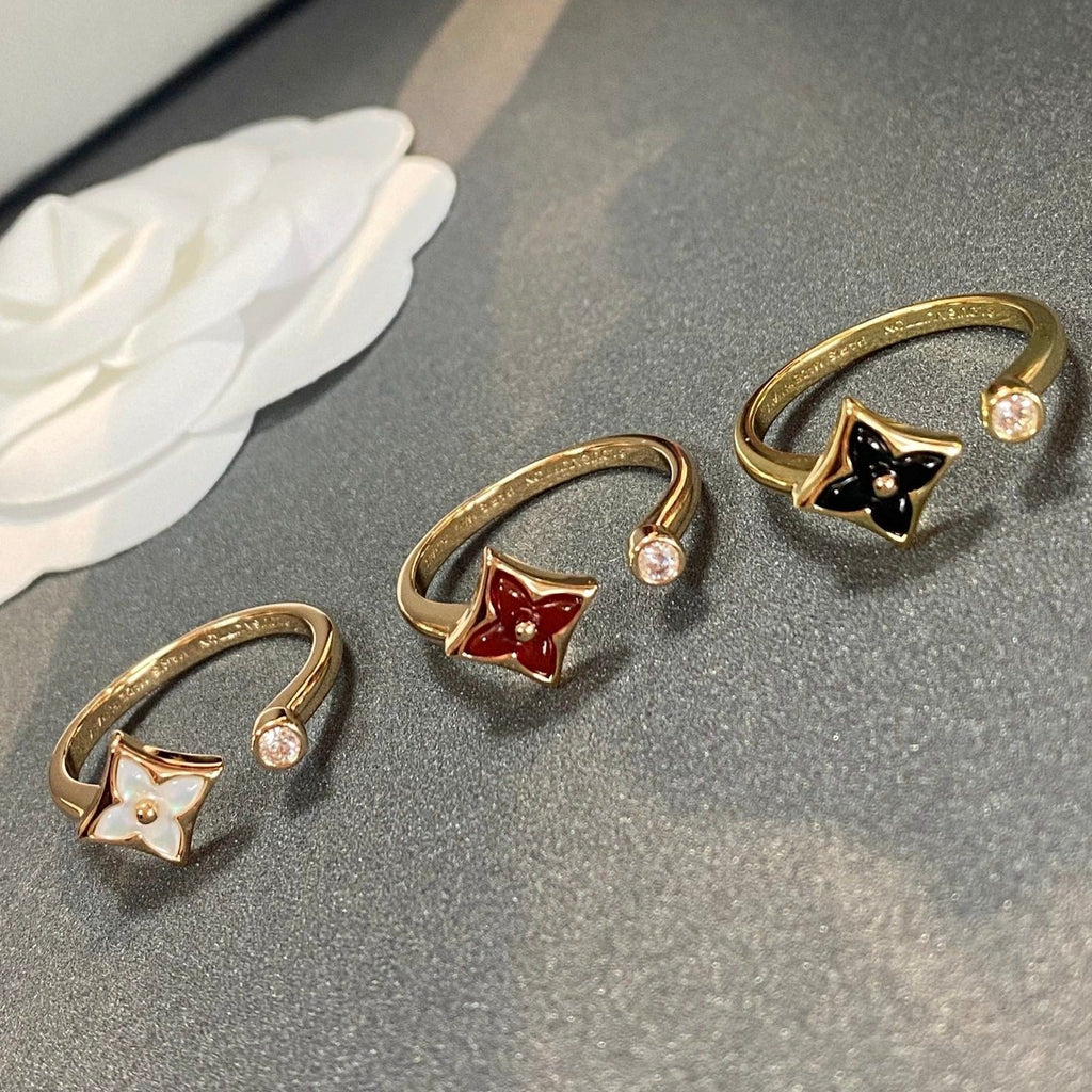 [Luxe] BAGUE OUVERTE STAR 1 DIAMANT