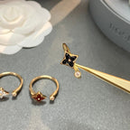 [Luxe] BAGUE OUVERTE STAR 1 DIAMANT