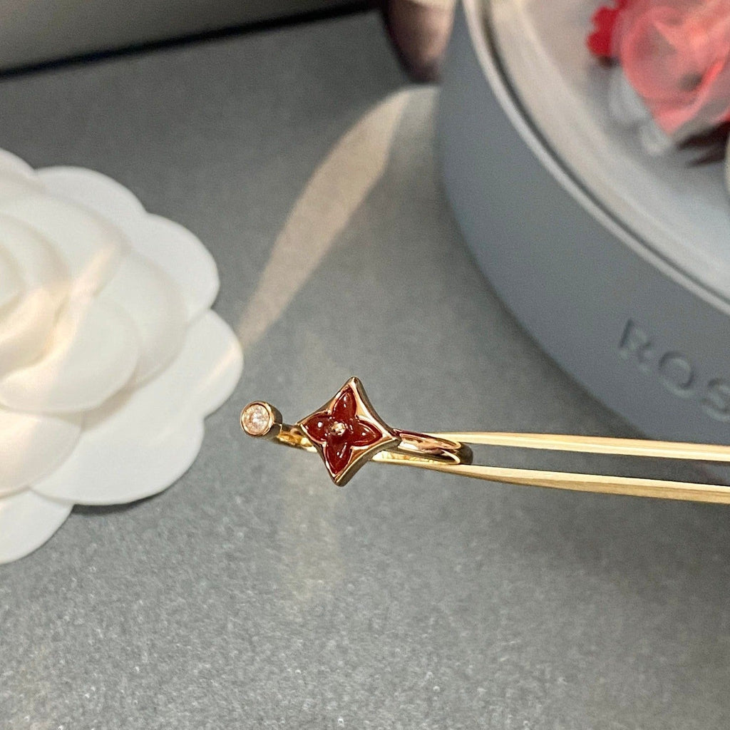 [Luxe] BAGUE OUVERTE STAR 1 DIAMANT