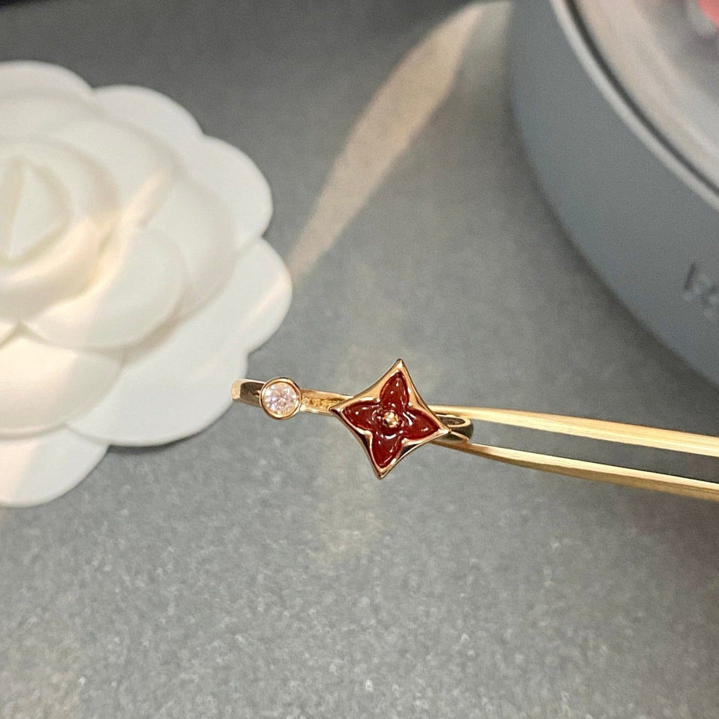 [Luxe] BAGUE OUVERTE STAR 1 DIAMANT
