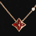 [Luxe] COLLIER ÉTOILE OR ROSE 1 DIAMANT
