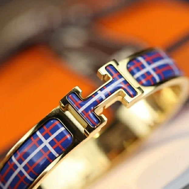 [Luxe]H タータン ブレスレット 12MM
