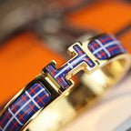 [Luxe]H タータン ブレスレット 12MM