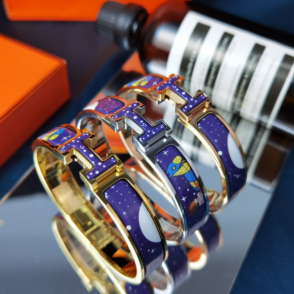 [Luxe] BRACELET H ÉTOILE ET LUNE 12MM