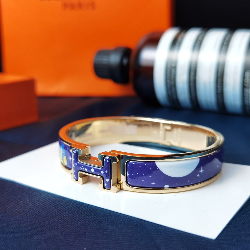 [Luxe] BRACELET H ÉTOILE ET LUNE 12MM