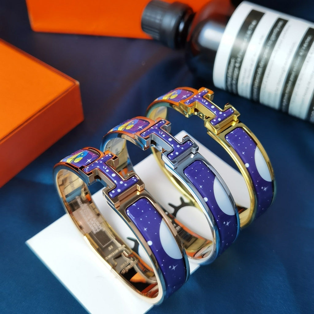 [Luxe] BRACELET H ÉTOILE ET LUNE 12MM