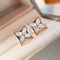 [Luxe]Boucles d'oreilles étoile en or rose