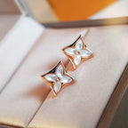 [Luxe]Boucles d'oreilles étoile en or rose