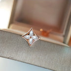 [Luxe]Boucles d'oreilles étoile en or rose