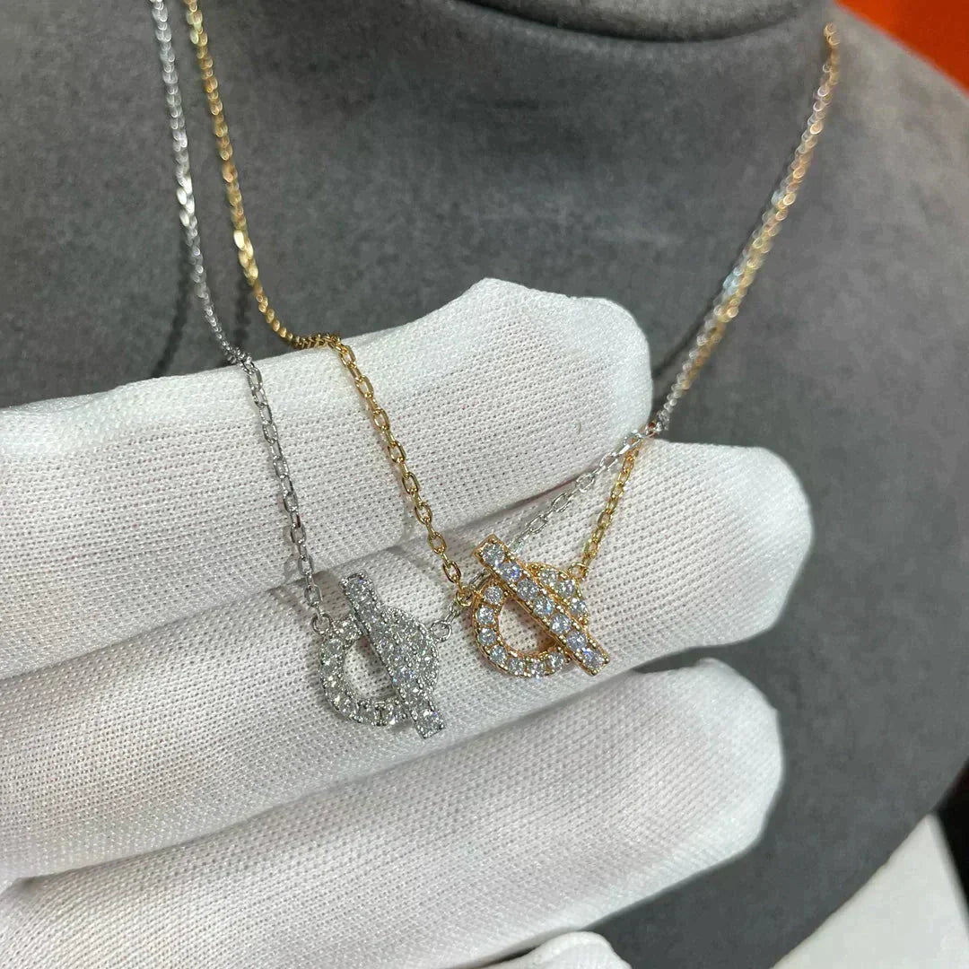 [Luxe]COLLIER ECHAPÉE DIAMANT